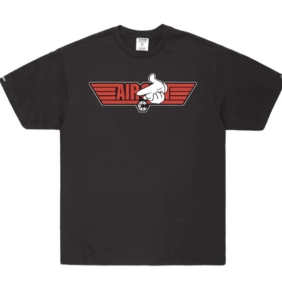Crooks and Castles Air Wings T Shirt Black Short Sleeve Crewneck Top - Picture 1 of 7